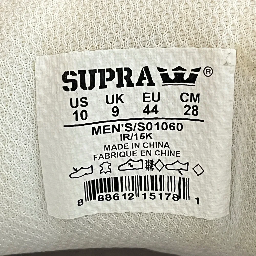 Supra Skytop II Chad Muska 002 Mens 10 White Leather High Top Sneakers S01060 - Picture 2 of 16